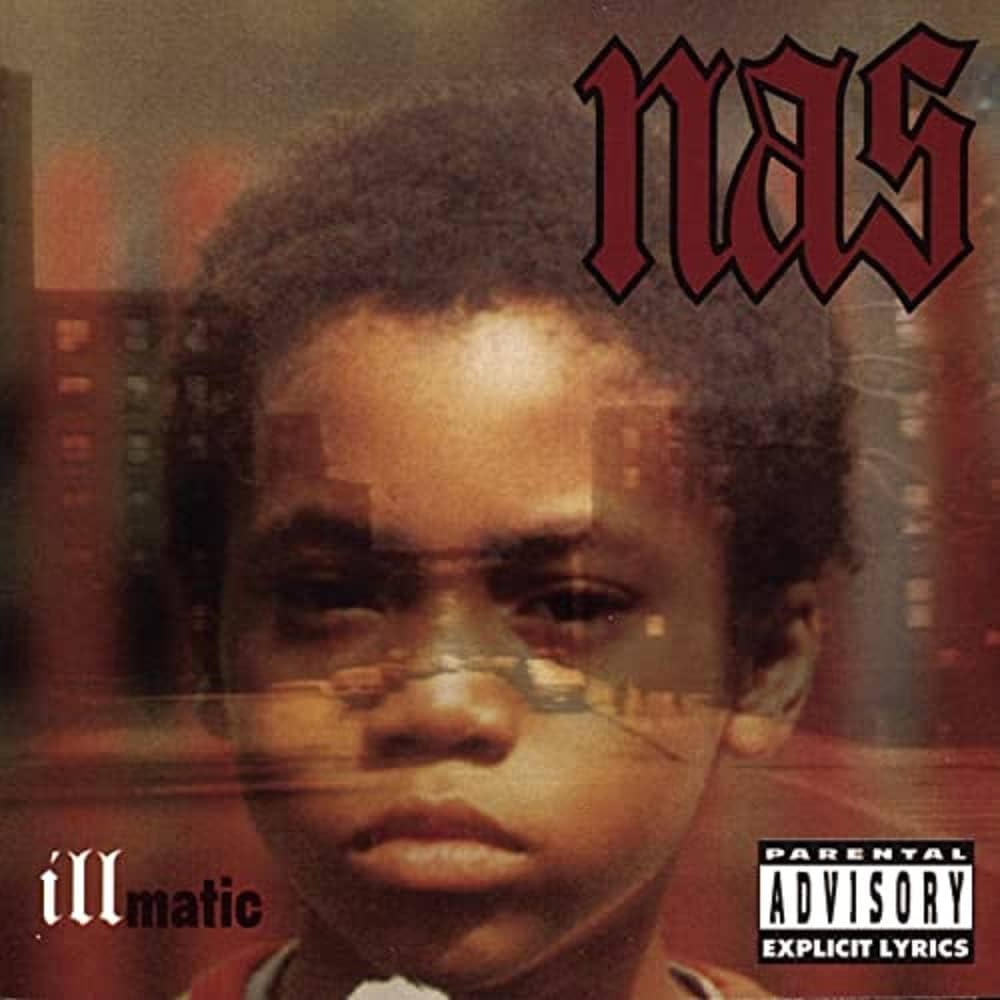 Nas used a picture of himself as a child in Illmatic.